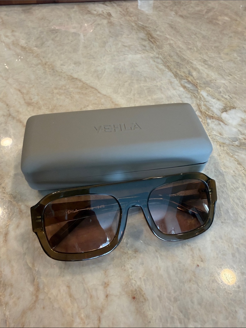 Vehla Women’s Kaia Sunglasses in Caramel/Toffee with Case